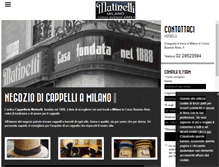 Tablet Screenshot of mutinellicappellimilano.com
